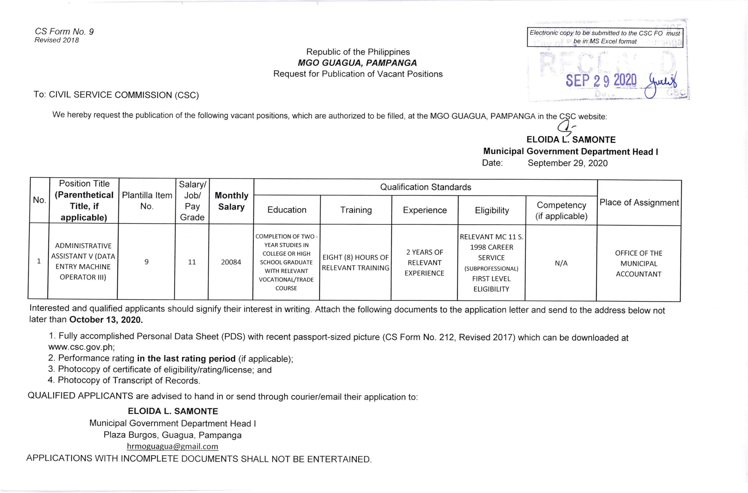 Administrative Assistant V Data Machine Operator III Official administrative-assistant-v-data-machine-operator-iii-official